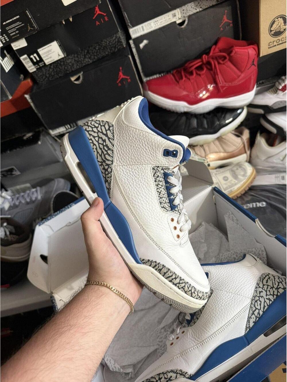 Jordan retro 3 wizard sz 12